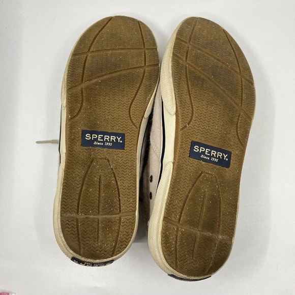 Sperry Topsider Wool Blend Boat Shoe lace Up Sneaker Mens 9.5 M - Picture 6 of 12